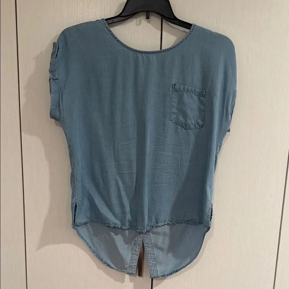 Casual Blue Women's Top